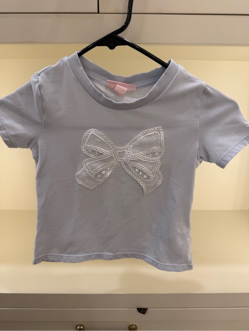 Girl LoveshackFancy x Target bow shirt